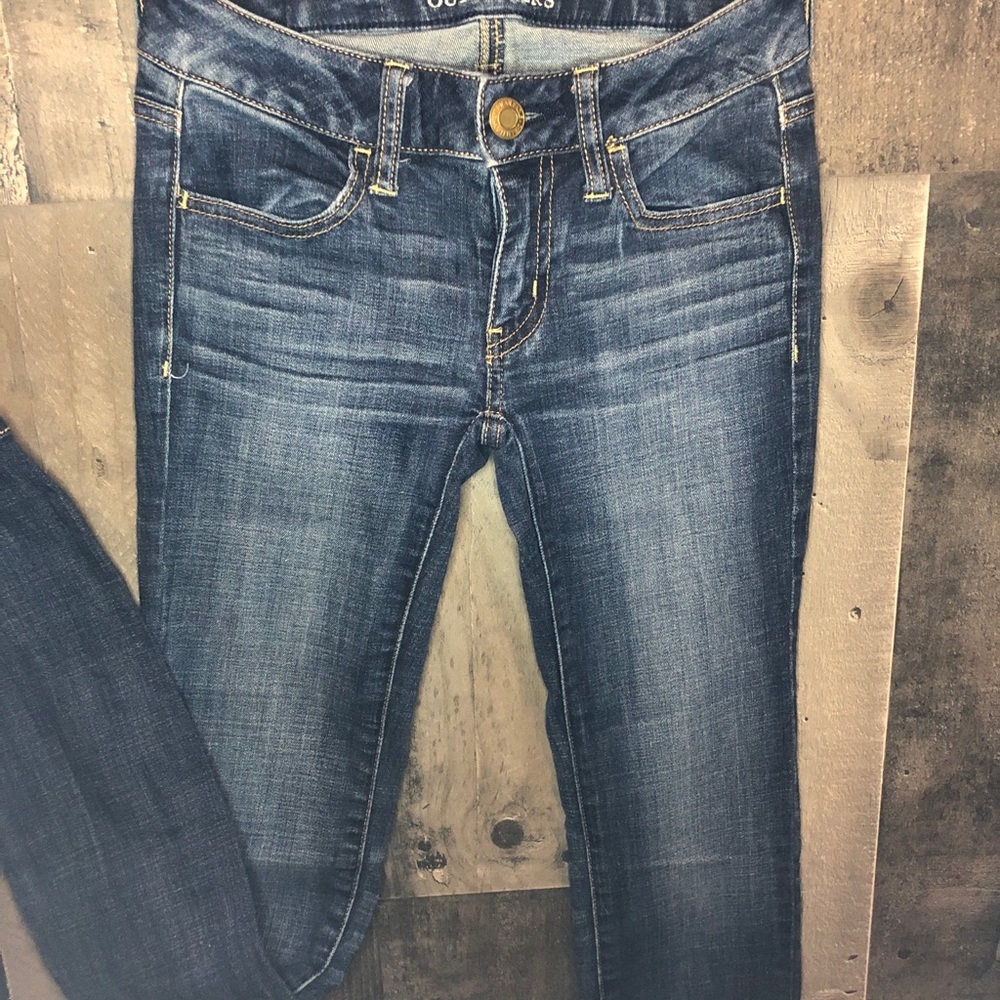 American Eagle 00 stretch jeans Dark Wash skinny
